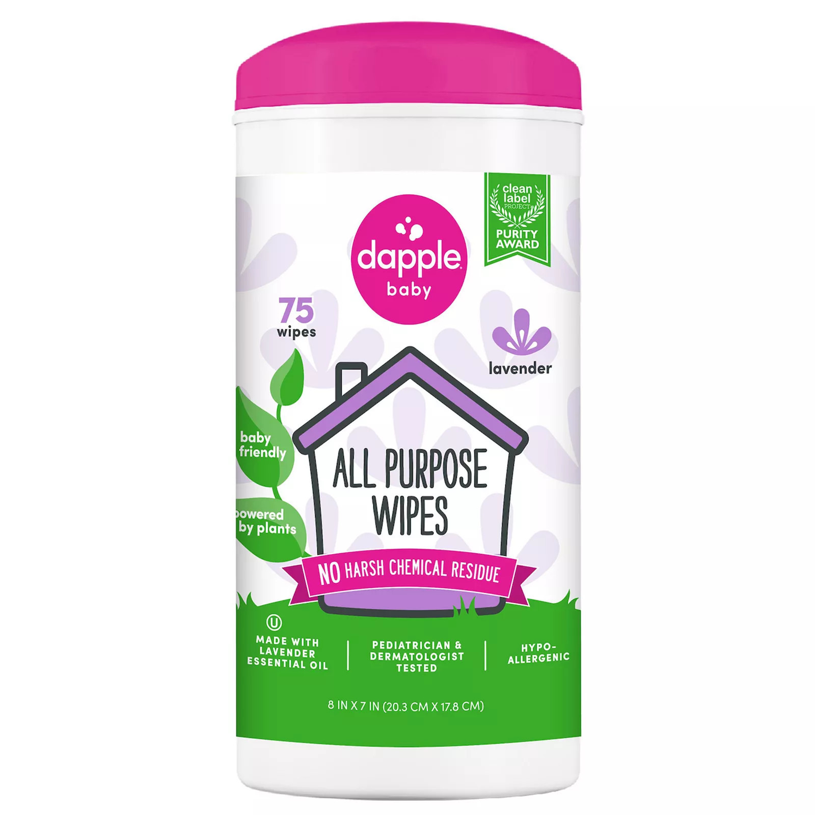 Dapple Baby All Purpose Wipes Lavender 75ct, None | Kohl's