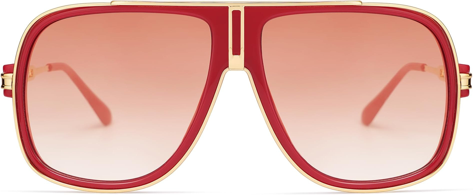 Retro Aviator Sunglasses for Women Men Oversized 70s 90s Square Womens Mens Sunnies AP3683 | Amazon (US)