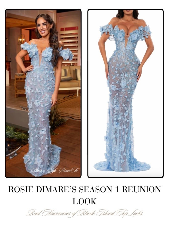 Rosie DiMare’s Season 1 Reunion Look is by Albina Dyla // Shop Similar 📸 + Info= Bravo TV