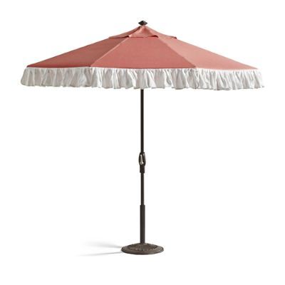 Palm Springs Ruffle Umbrella | Frontgate | Frontgate
