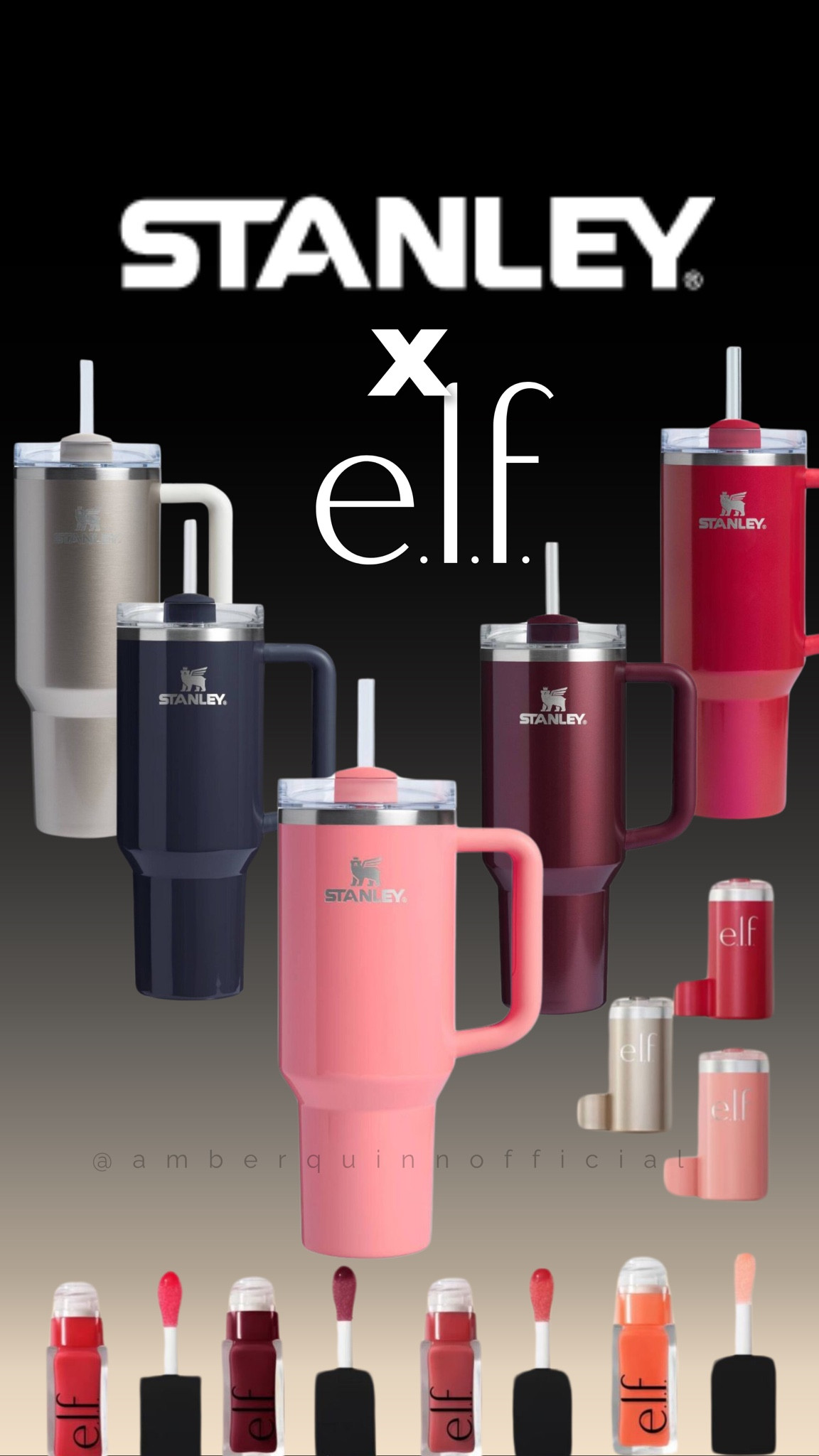 A collab we didn’t know we needed ! Stanley X ELF Cosmetics 😍🩷 

#LTKHoliday #LTKGiftGuide #LTKSeasonal