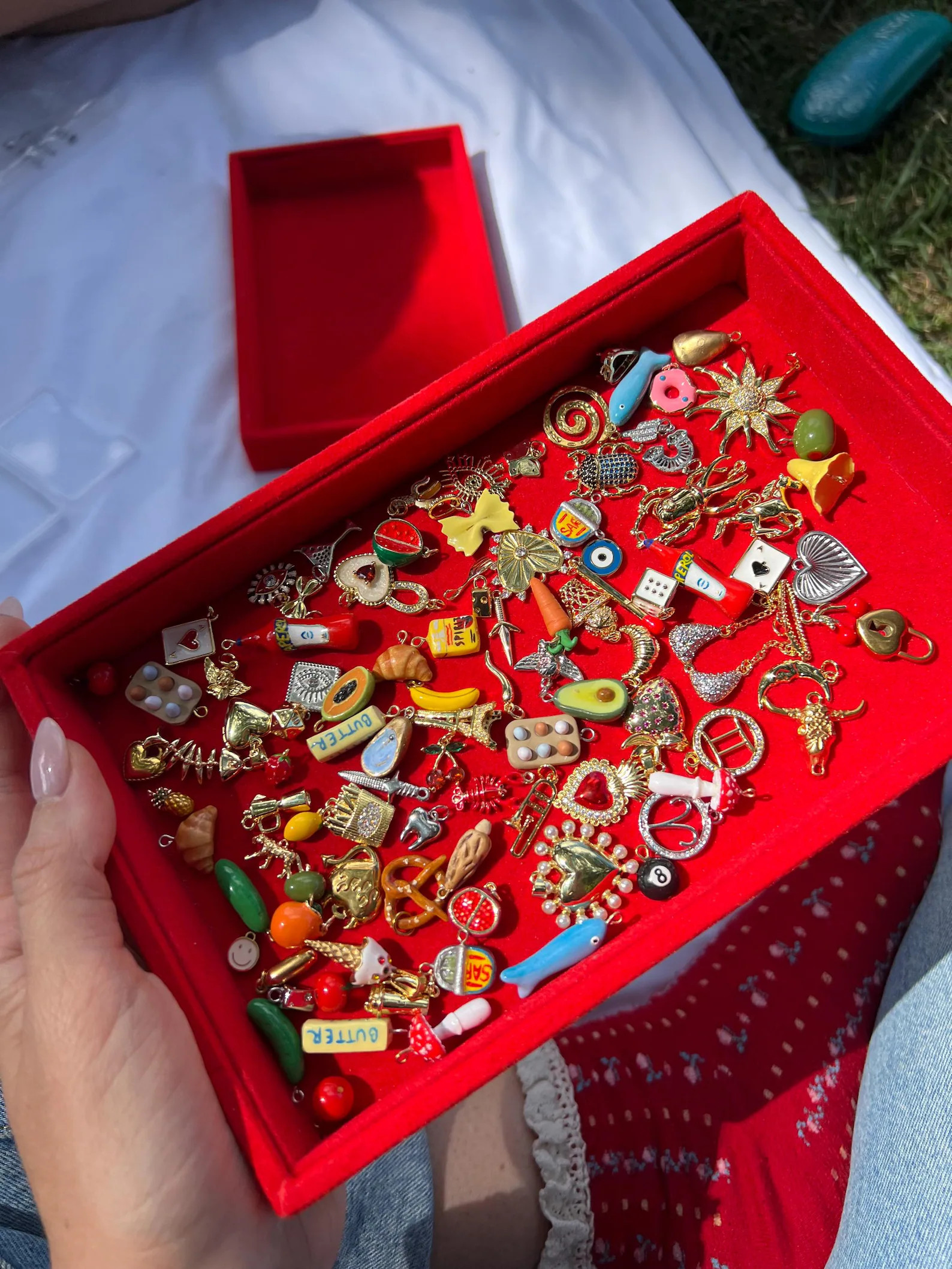 Handmade Charms | Olive Charm | Tomato Charm | Aperol Spritz | Butter Charm | Unique Gifts | Poly... | Etsy (US)