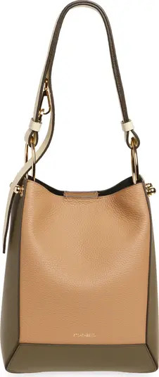 Strathberry Midi Lana Colorblock Leather Bucket Bag | Nordstrom | Nordstrom