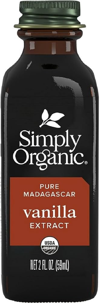 Simply Organic Pure Madagascar Vanilla Extract, 2-Ounce Glass Jar, Certified Organic, Sugar-Free ... | Amazon (US)