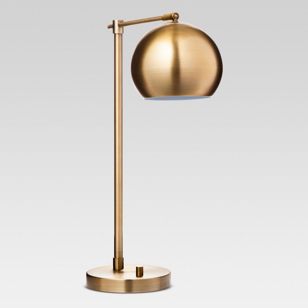 Modern Globe Desk Lamp Brass Lamp (Includes Energy Efficient Light Bulb) - Project 62 | Target