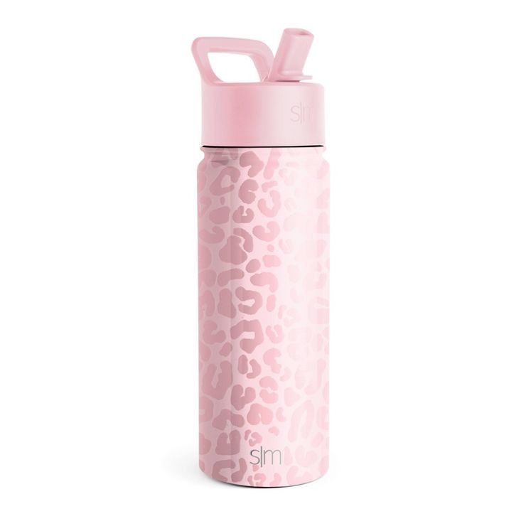 Summit 20oz 'Powder Coat and 4D Blush Leopard' Portable Drinkware - Simple Modern | Target