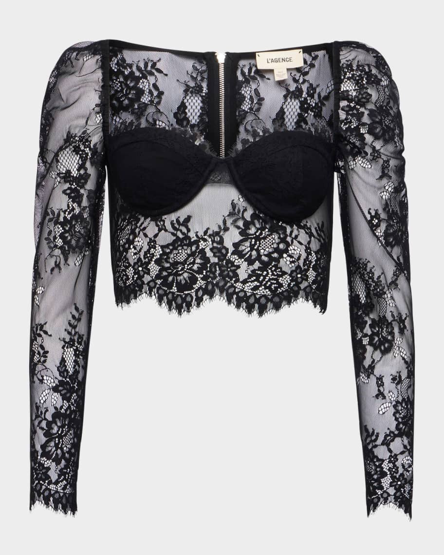 Lori Lace Bustier Top | Neiman Marcus