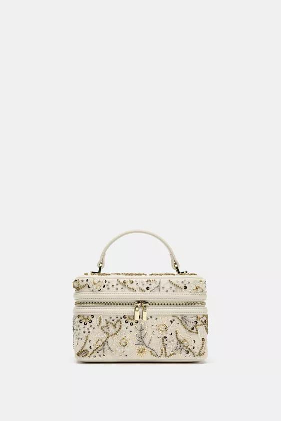 RIGID SPARKLY BAG | Zara US