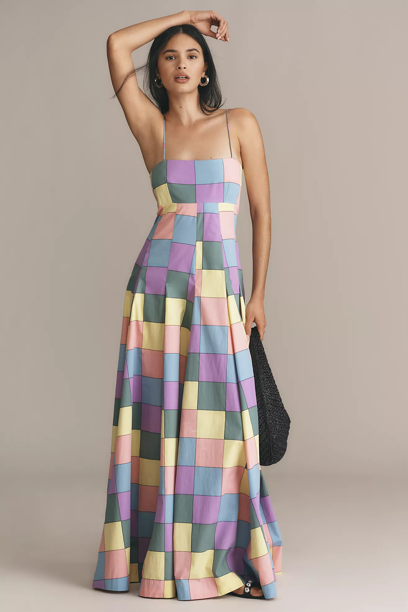 S/W/F Bandeau Spaghetti Strap Maxi Dress | Anthropologie (US)