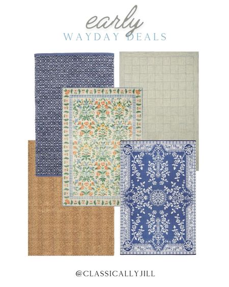 Wayday wayfair rugs sale 

#LTKsalealert #LTKhome