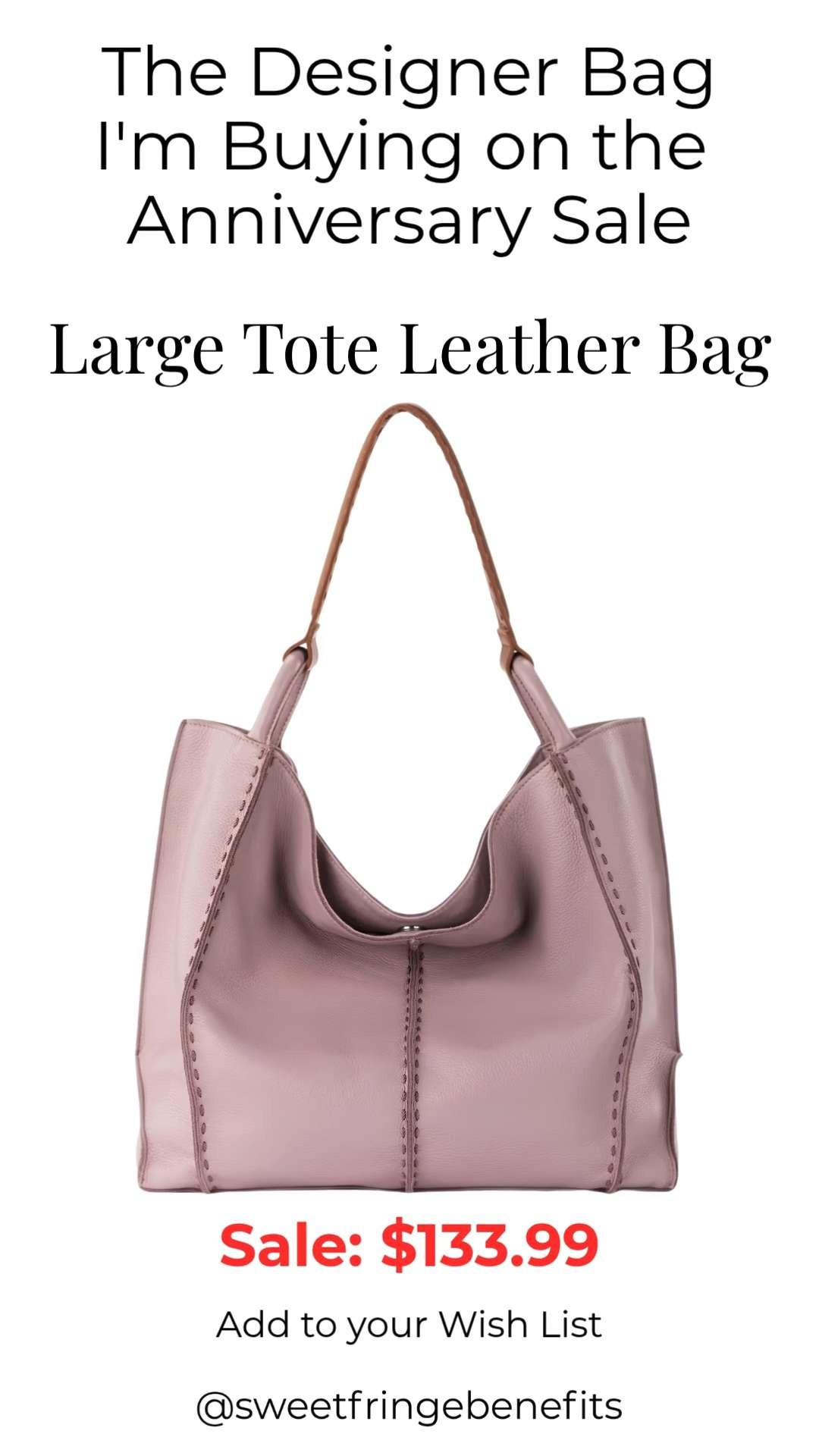 This leather tote is the designer-inspired bag I'm buying during the Anniversary Sale! The soft pebbled leather, roomy interior, and timeless silhouette make it an everyday bag you'll carry for years. Available in several beautiful colors.

💡 LTK MADE EASY
❤️ Heart = Support my posts!
🔖 Save = Get sale & restock alerts
📋 Lists = Keep favorites organized
📲 Share = Send lists and products to a friend. Hello, Christmas List!
💬 Comment = Ask me anything about what I'm wearing.:-) 

 #LTKSeasonal #LTKActive #LTKOver40