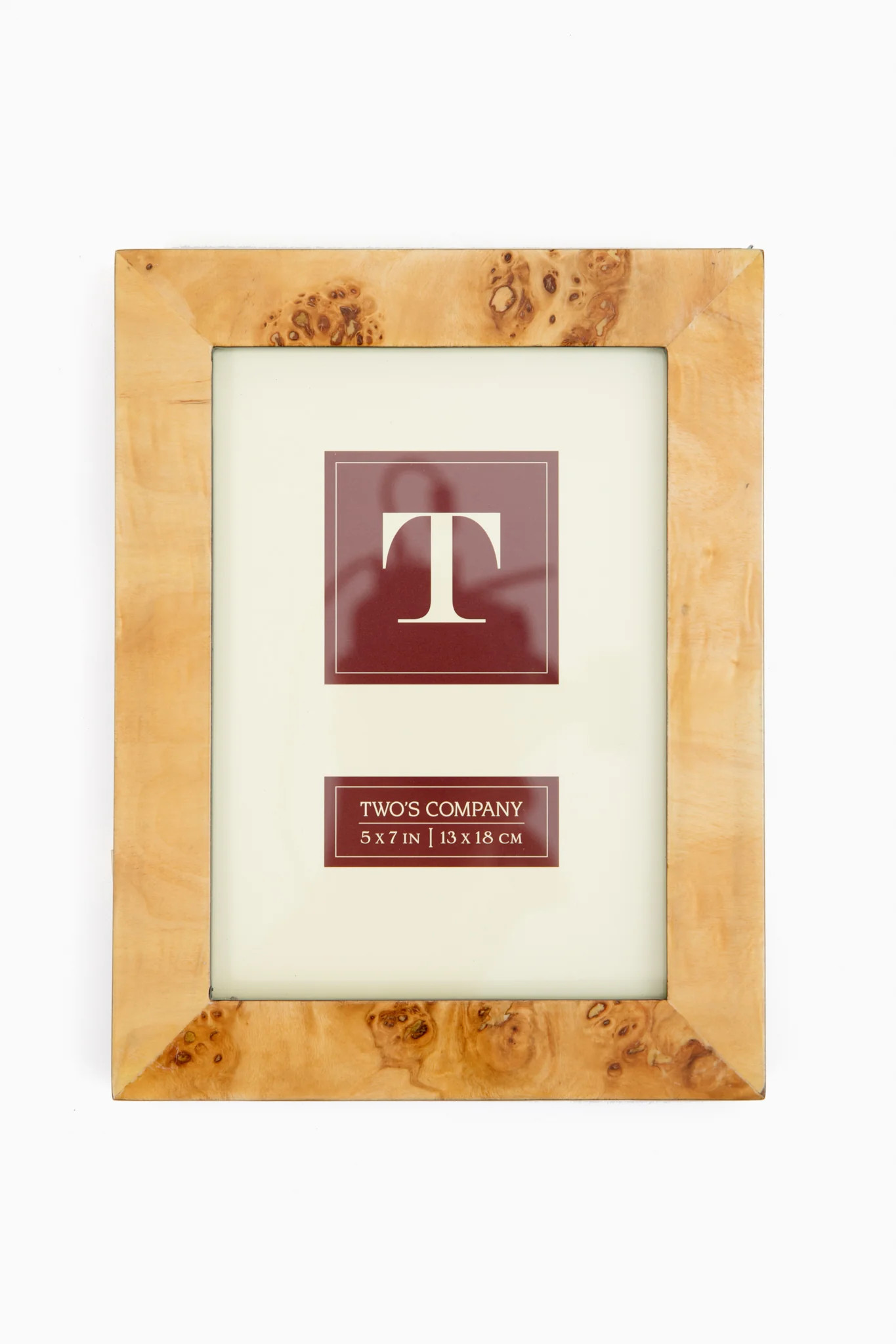 Light Brown Burled Wood 5x7 Picture Frame | Tuckernuck (US)