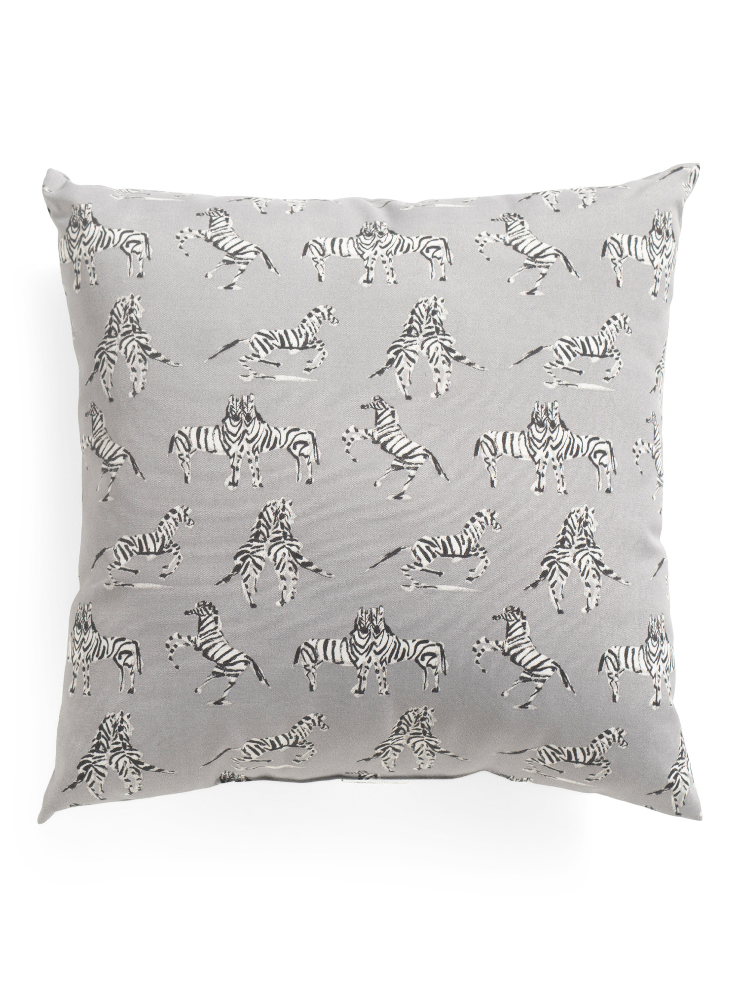 Made In Usa 22x22 Outdoor Zebra Pillow | TJ Maxx