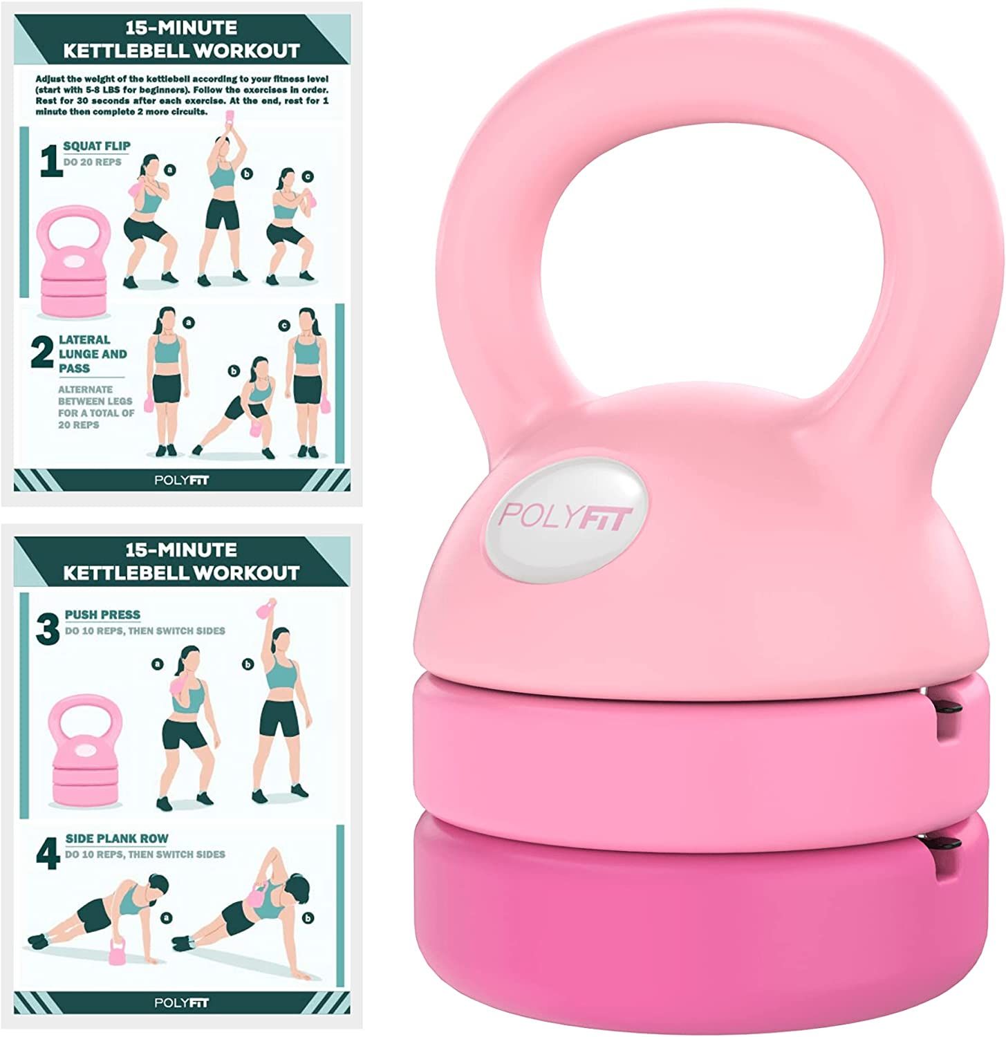 Adjustable Kettlebell - Kettlebell Weights Set for Home Gym | Amazon (US)