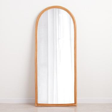 Raya Rattan Arch Full Length Mirror | World Market