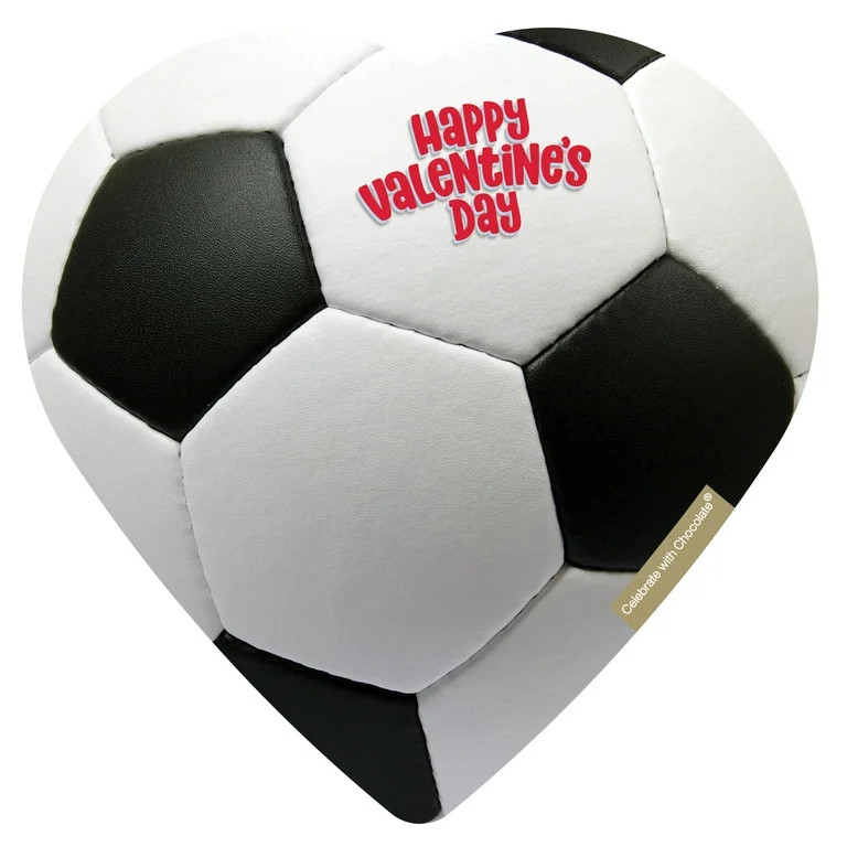 Elmer Chocolate Assorted Chocolate Sports Ball Soccer Heart 2oz 5 Pieces | Walmart (US)
