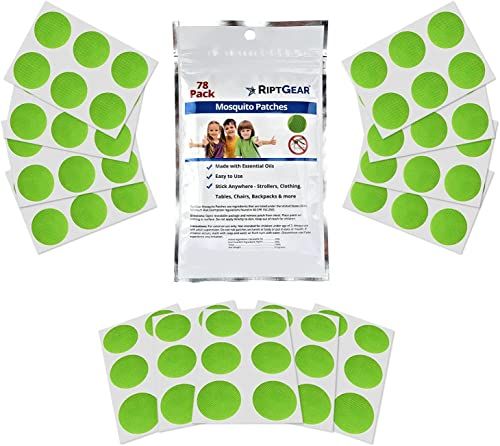 RiptGear Mosquito Repellent Patches - 78 Pack of Bug Repellent Stickers for Kids and Adults, Natu... | Amazon (US)