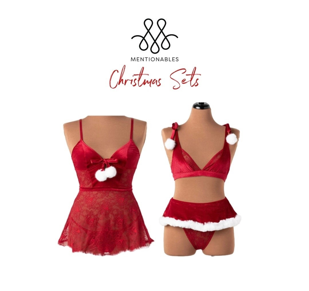 Naughty or Nice♥️
These lingerie sets are on sale for 50% off and they’re sleighing away fast!
They make the perfect little something spicy under the tree 🌶️ 
Get them now so you don’t end up with coal!
(ps I wear a size medium in both) 

#LTKHoliday #LTKSaleAlert #LTKWedding