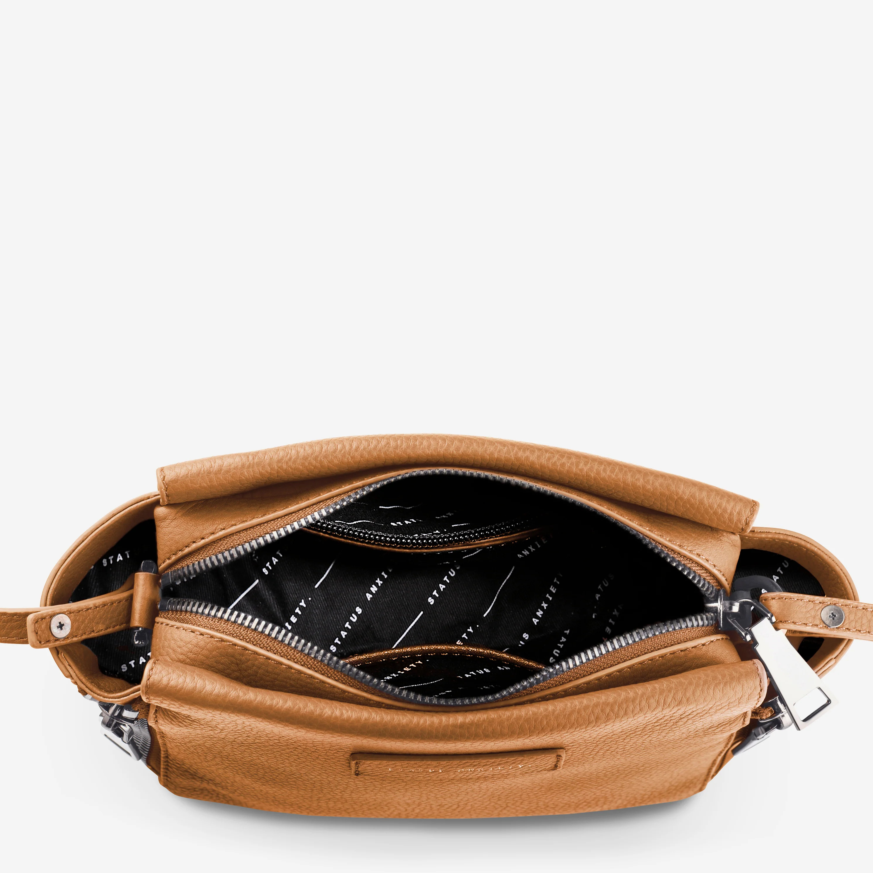 The Ascendants Women's Tan Leather Bag | Status Anxiety® Official | Status Anxiety 