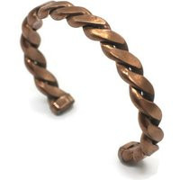 Pure Copper Bracelet Bangle, Irish Celtic Style Raw Adjustable Cuff, 7Th Anniversary Gift, Arthritis Bracelet | Etsy (US)