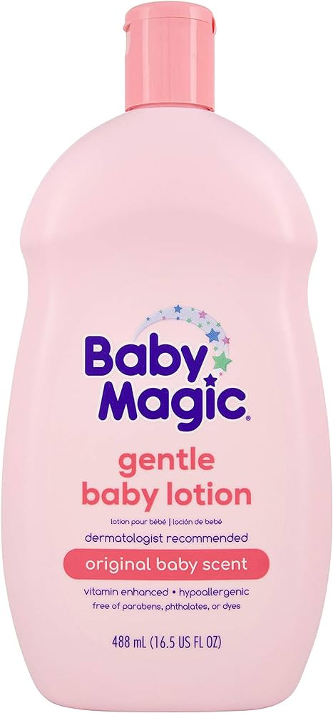 Baby Magic Gentle Baby Lotion, Vitamins & Aloe, Free of Parabens, Phthalates, Sulfates and Dyes, ... | Amazon (US)
