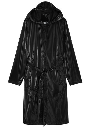 Hooded coated shell jacket | Harvey Nichols