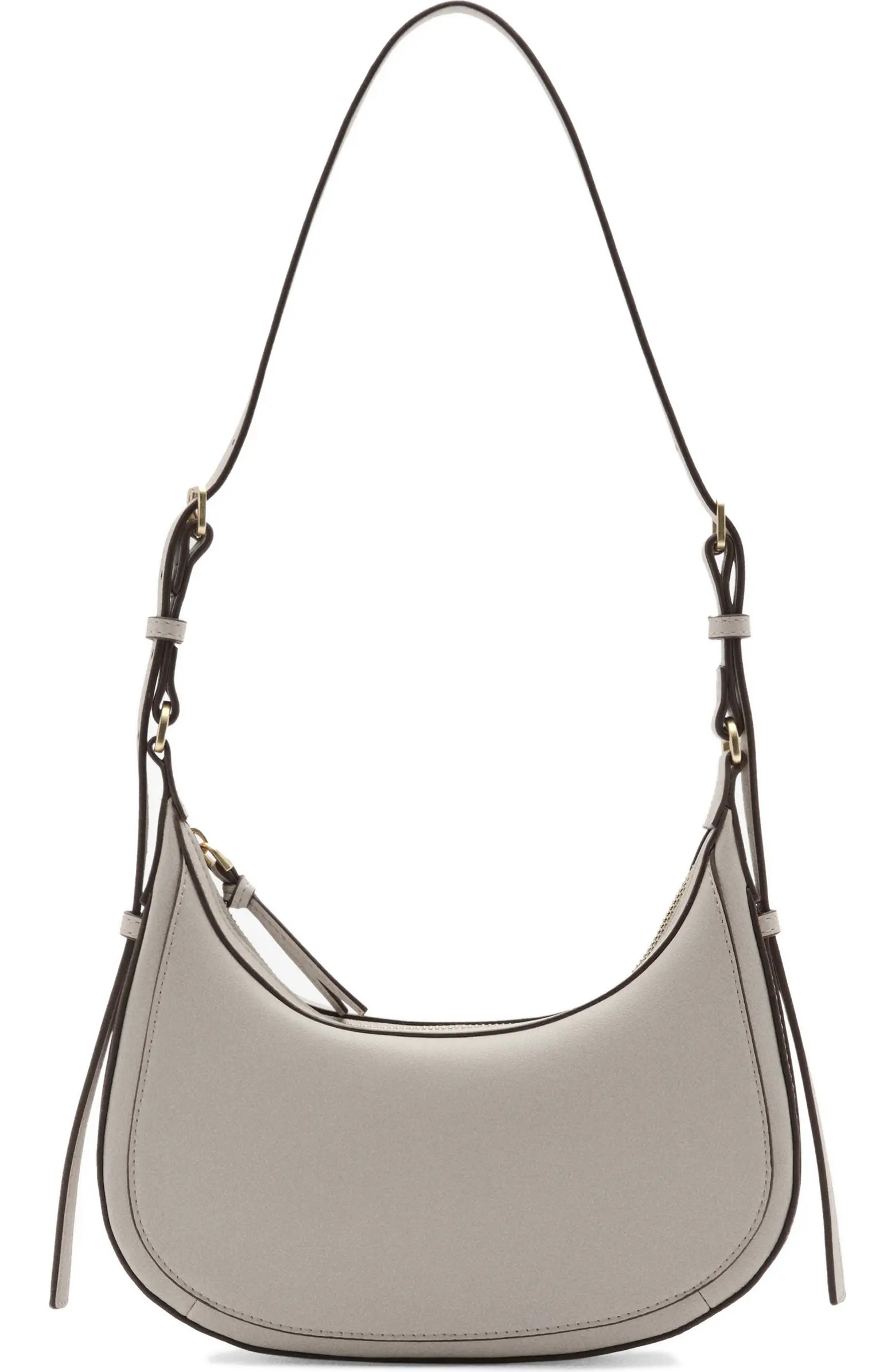 MANGO Oval Faux Leather Shoulder Bag | Nordstrom | Nordstrom