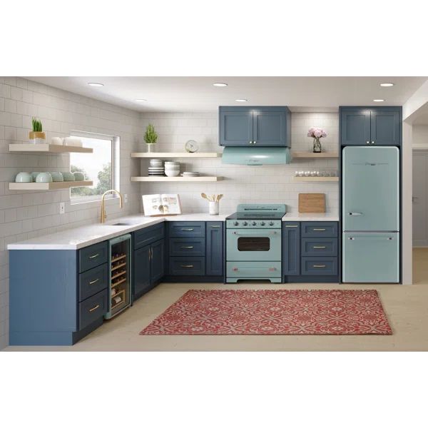 Unique Appliances 3 Piece Kitchen Appliance Package with Bottom Freezer Refrigerator , 30'' Elect... | Wayfair North America