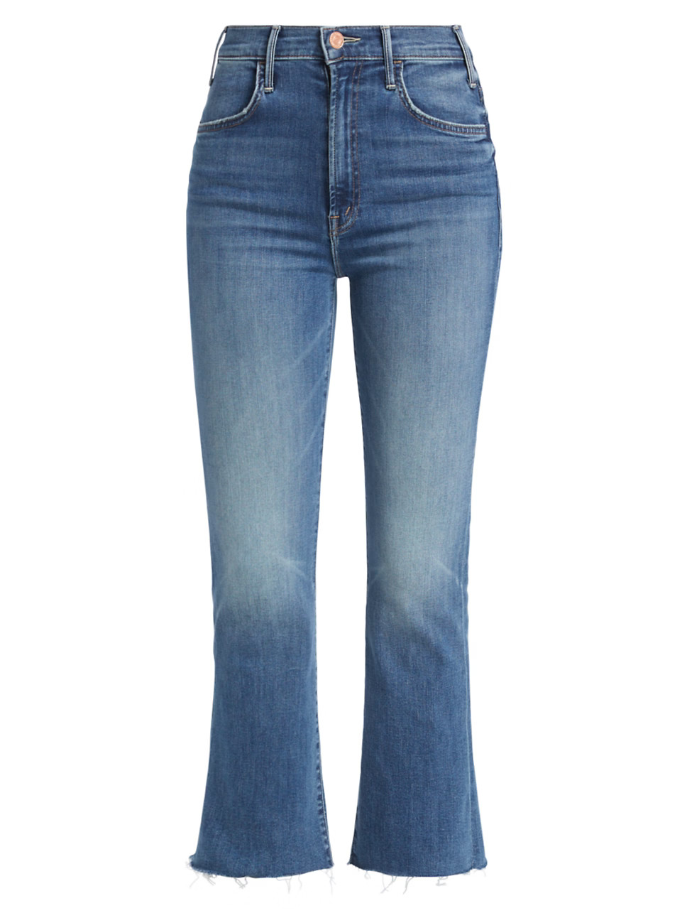 Mother The Hustler Ankle Frayed Jeans | Saks Fifth Avenue