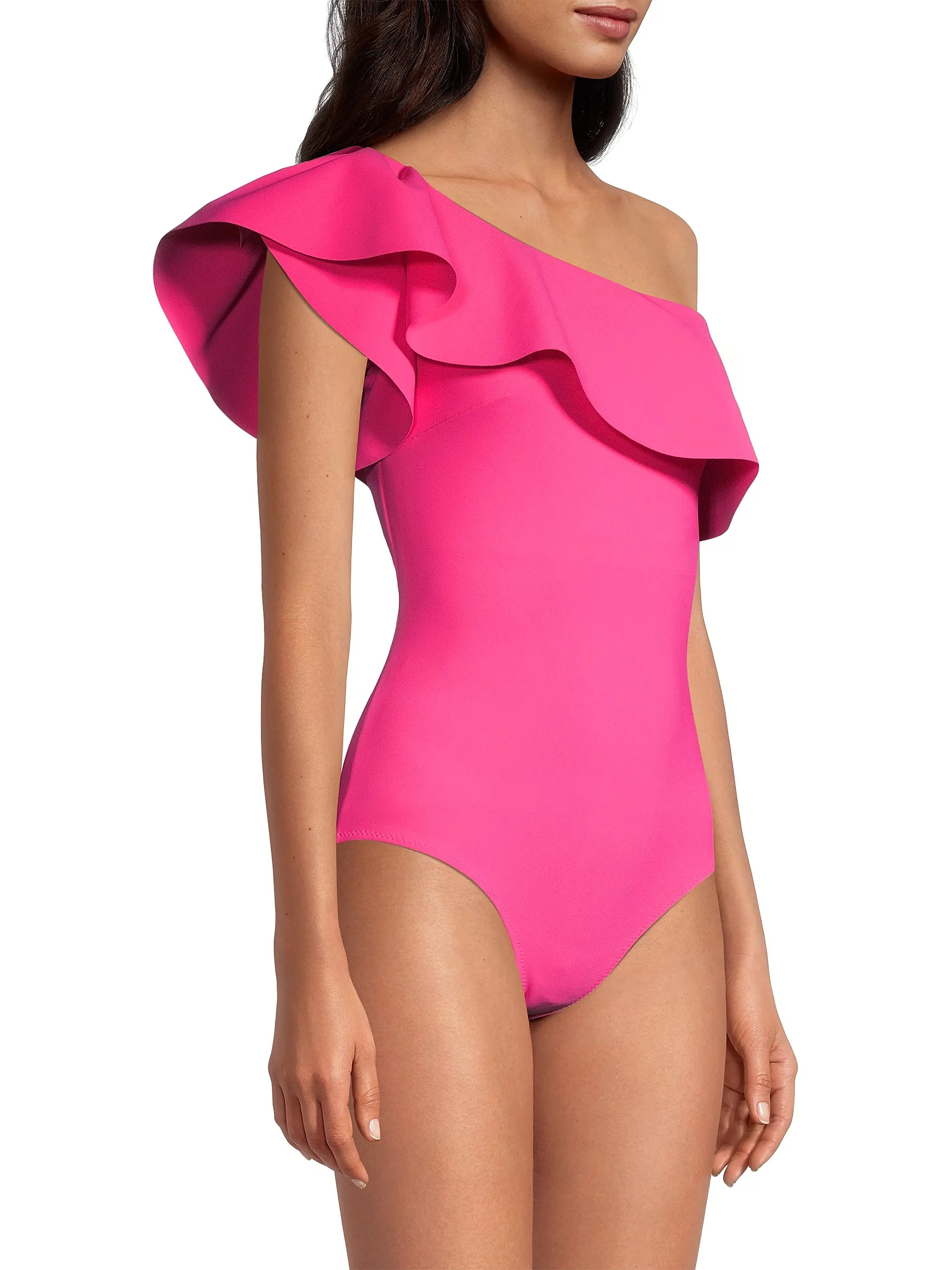 Chiara Boni La Petite RobeEli Ruffle One-Piece Swimsuit | Saks Fifth Avenue