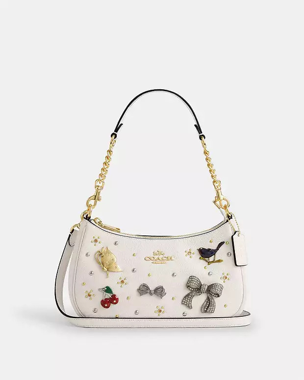 Teri Shoulder Bag With PinsRating4.7$219Color: Gold/Chalk | Coach Outlet US