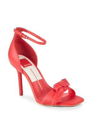 Dolce Vita - Helana Bow Leather Sandals | Saks Fifth Avenue OFF 5TH