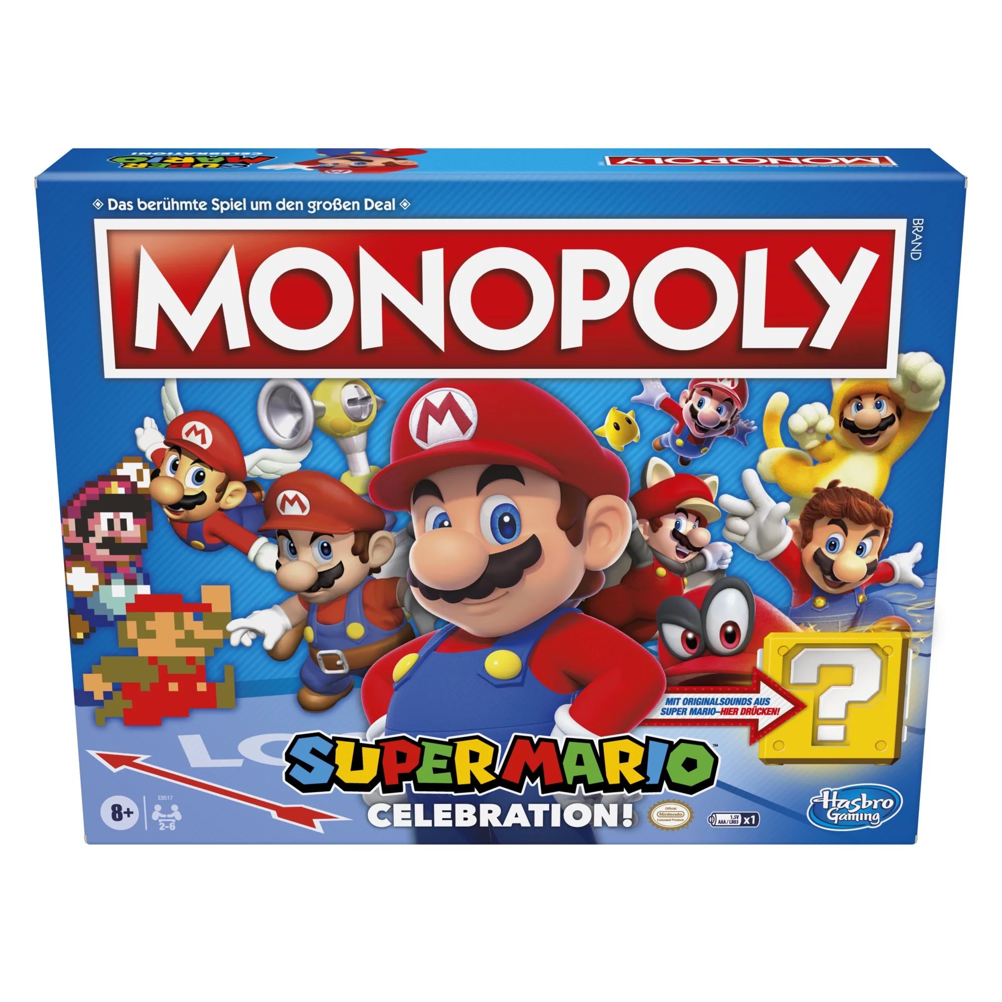 Monopoly Super Mario Celebration Edition Board Game for Kids Ages 8 and Up - Walmart.com | Walmart (US)