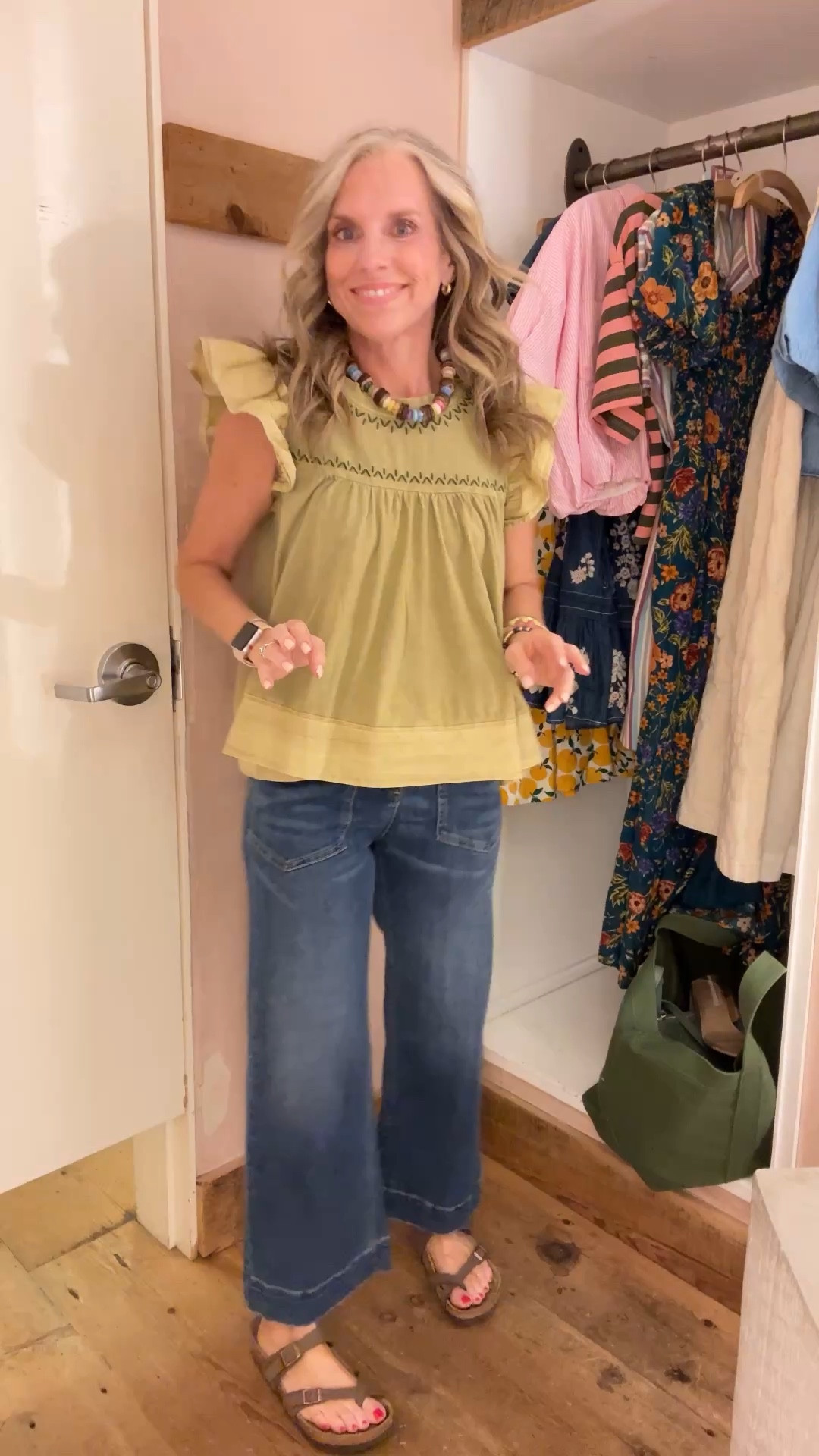 The cutest too that goes with jeans, shorts or pants for work or every day. You’ll love it 
Wearing XS 

#LTKOver40 #LTKootd #LTKgrwm