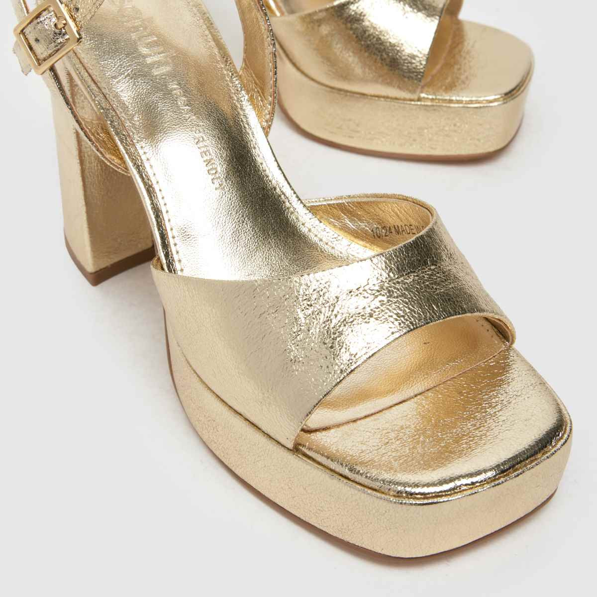 Womens Gold schuh Sabina Platform High Heels | schuh | Schuh