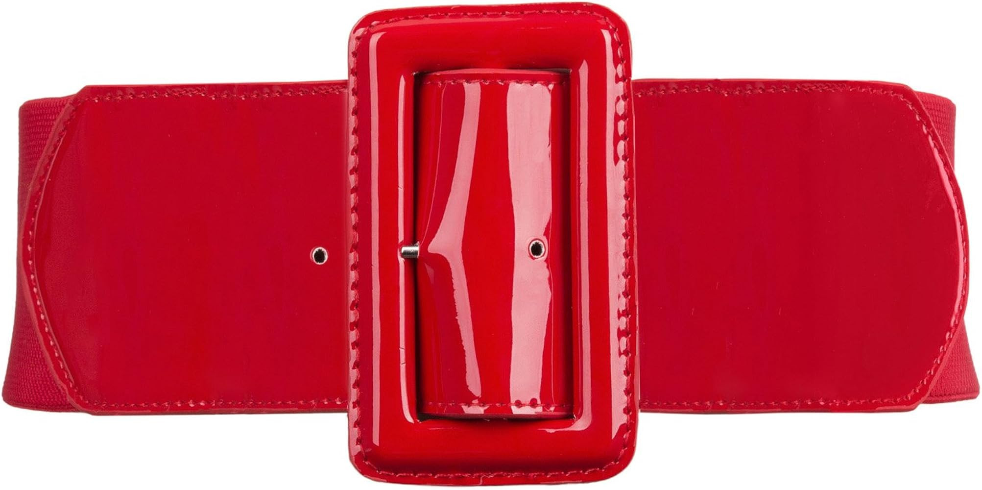 Hanna Nikole Women's Plus Size Buckle Wide Belt Vintage Stretch Cinch Belt | Amazon (UK)