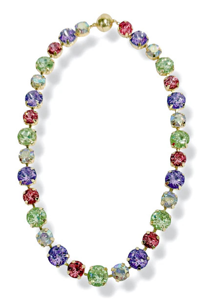 TWT\u00ae Margret Light Multi Glass Stone Magnetic Necklace | The Willow Tree