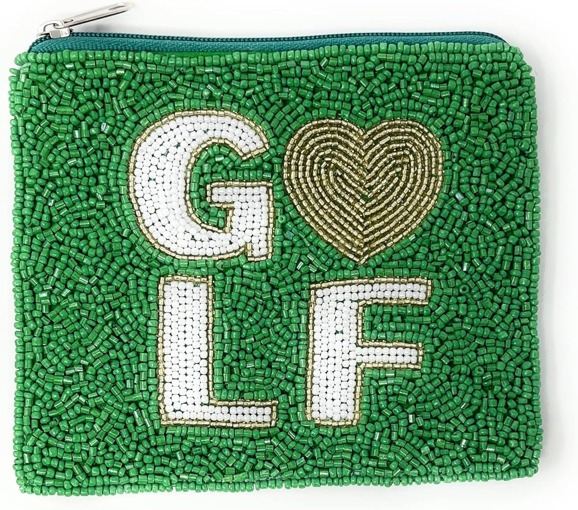 Golf Love Coin Purse, Golf Pouch, Love Golf Purse, Love Golf Pouches, Golf Lover Gifts | Amazon (US)