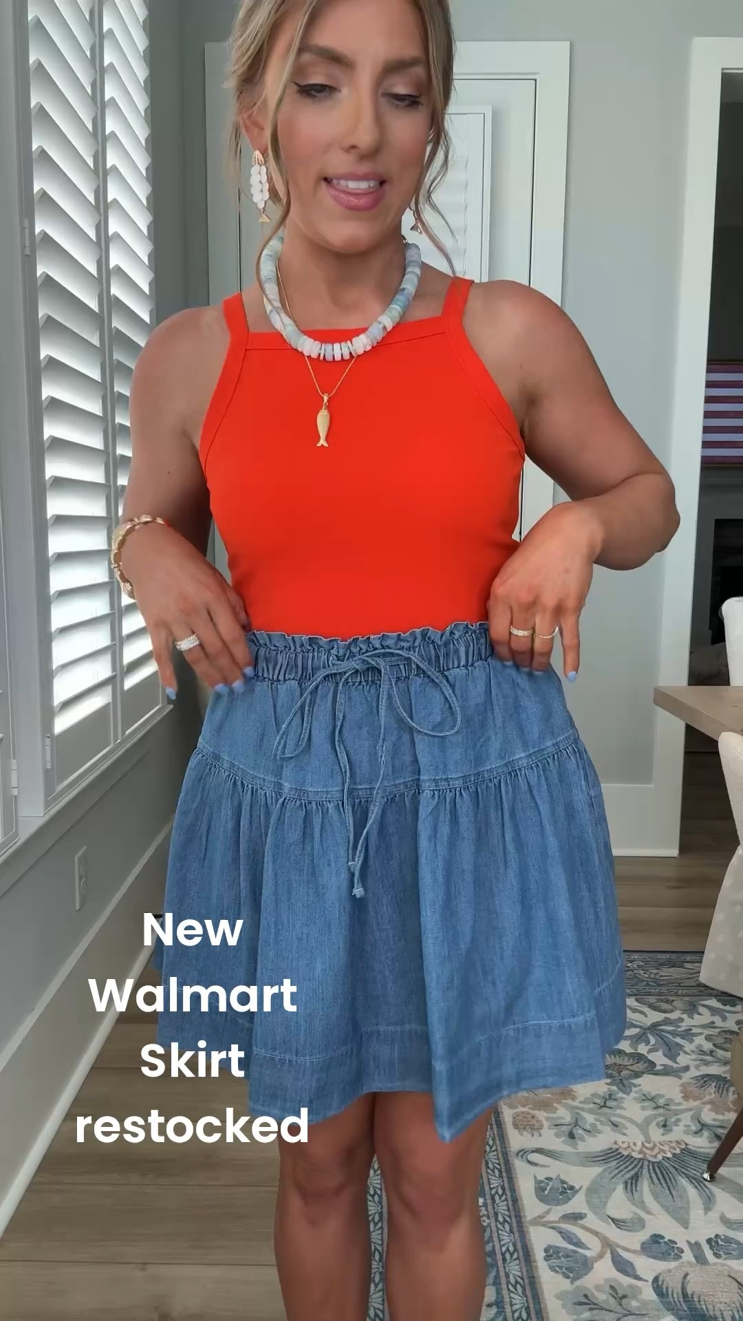 This Walmart Scubaknit matching set is what comfy elevated dreams are made of 🤍🎀 The soft blush pink color, puff sleeve top, and easy drawstring skirt make this one of those outfits you’ll throw on nonstop. It feels like loungewear but looks so polished and put together! Perfect for errands, travel days, coffee runs, or casual dinner nights. Styled it with neutral accessories for an effortless chic look ✨ Runs TTS and SO comfortable!

#WalmartFashion #Scubaknit #MatchingSet #WalmartFinds #AffordableFashion #WalmartStyle #NeutralStyle #ComfyChic #EverydayOutfit #MomStyle #OOTD #CasualStyle #SummerStyle #BudgetFriendlyFashion #NewWalmartArrivals

#LTKootd #LTKPetite