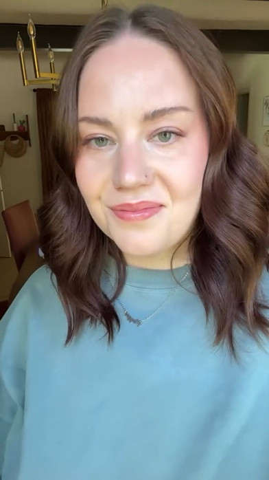 That first photo may have caused a makeup routine (and personal identity) crisis, but I’m feeling good about the journey so far!! 
 
Here is my new routine:
- (AM skincare with caffeine serum from Ordinary)
- color correcting under the eyes (green AND peach) and red areas
- Clinique tinted moisturizer 
- Kosas concealer 
- milk contour stick
- Merit bronzer
- Rare beauty liquid blush
- L’Oréal transparent powder
- Revolution powder bronzer
- Kosas baked blush
- brown eyeliner
- Sephora duo- chrome eyeshadow
- maybelline maroon mascara 
- Anastasia Beverly Hills brow 
- maybelline brow gel
- Sacheu lip tint
- Verve lip gloss
- Elf setting spray

#LTKgrwm #LTKmorningroutine #LTKselfcare