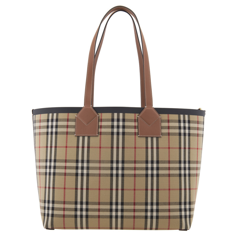 Burberry Ladies Medium London Check-Pattern Tote Bag | Jomashop.com & JomaDeals.com