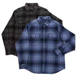 George Men's and Big Men's Super Soft Flannel Shirt, 2 pack - Walmart.com | Walmart (US)