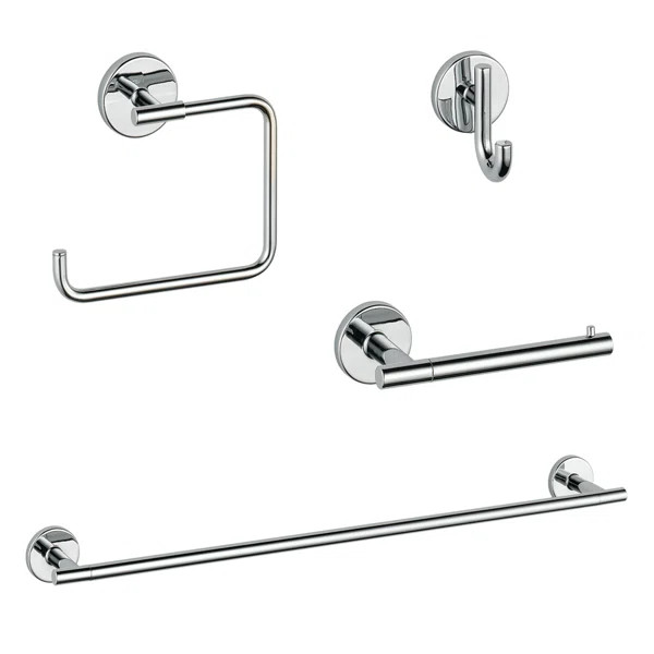 Trinsic Delta 4 Piece Bathroom Hardware Set | Wayfair North America