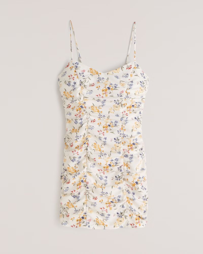 Ruched Mini Dress | Abercrombie & Fitch (US)