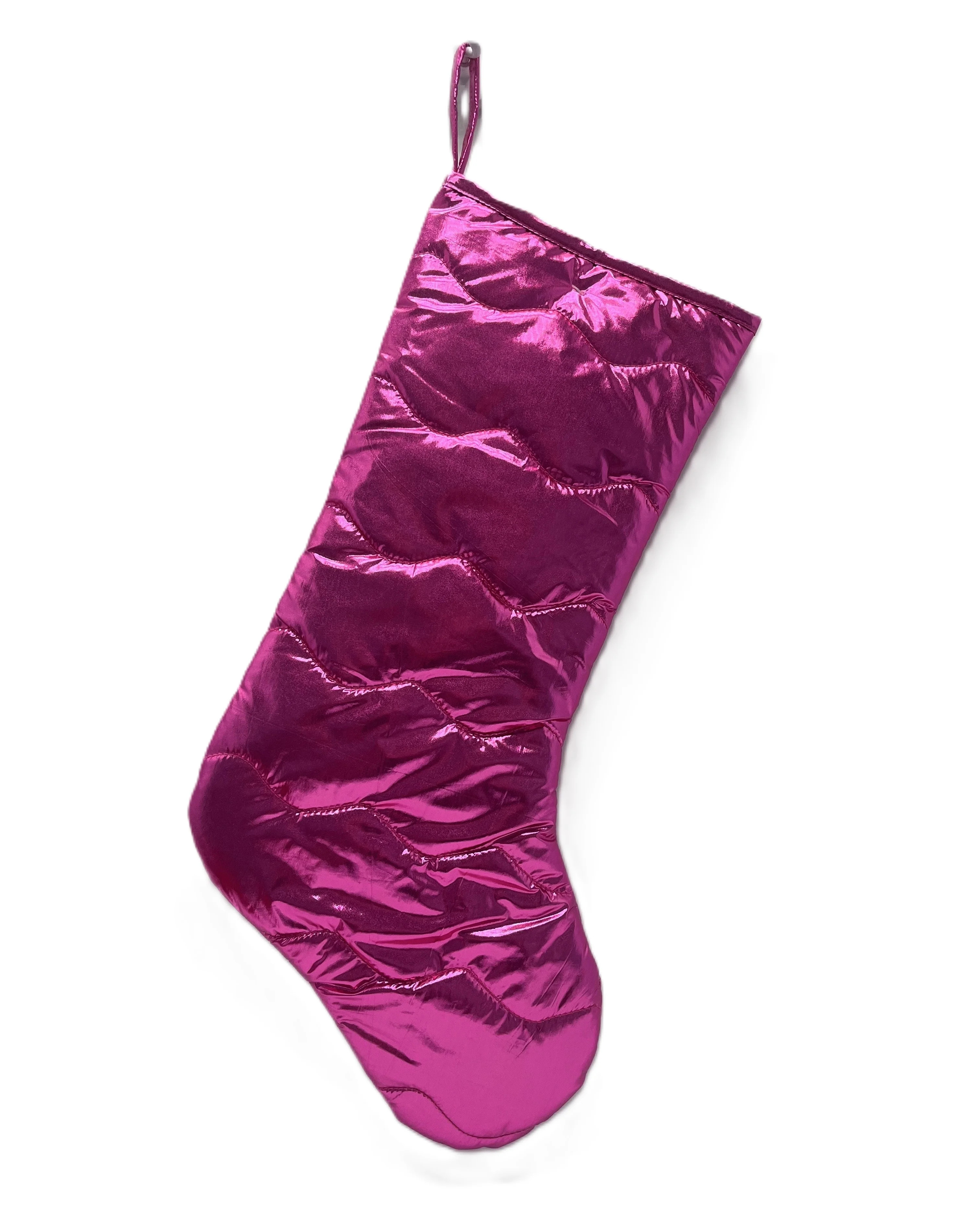 Quilted Christmas Stocking, Pink, 20", by Holiday Time | Walmart (US)