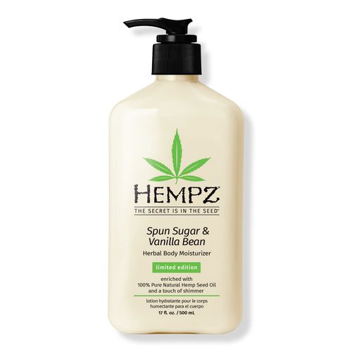 17.0 oz Limited Edition Spun Sugar & Vanilla Bean Herbal Body Moisturizer - Hempz | Ulta Beauty | Ulta