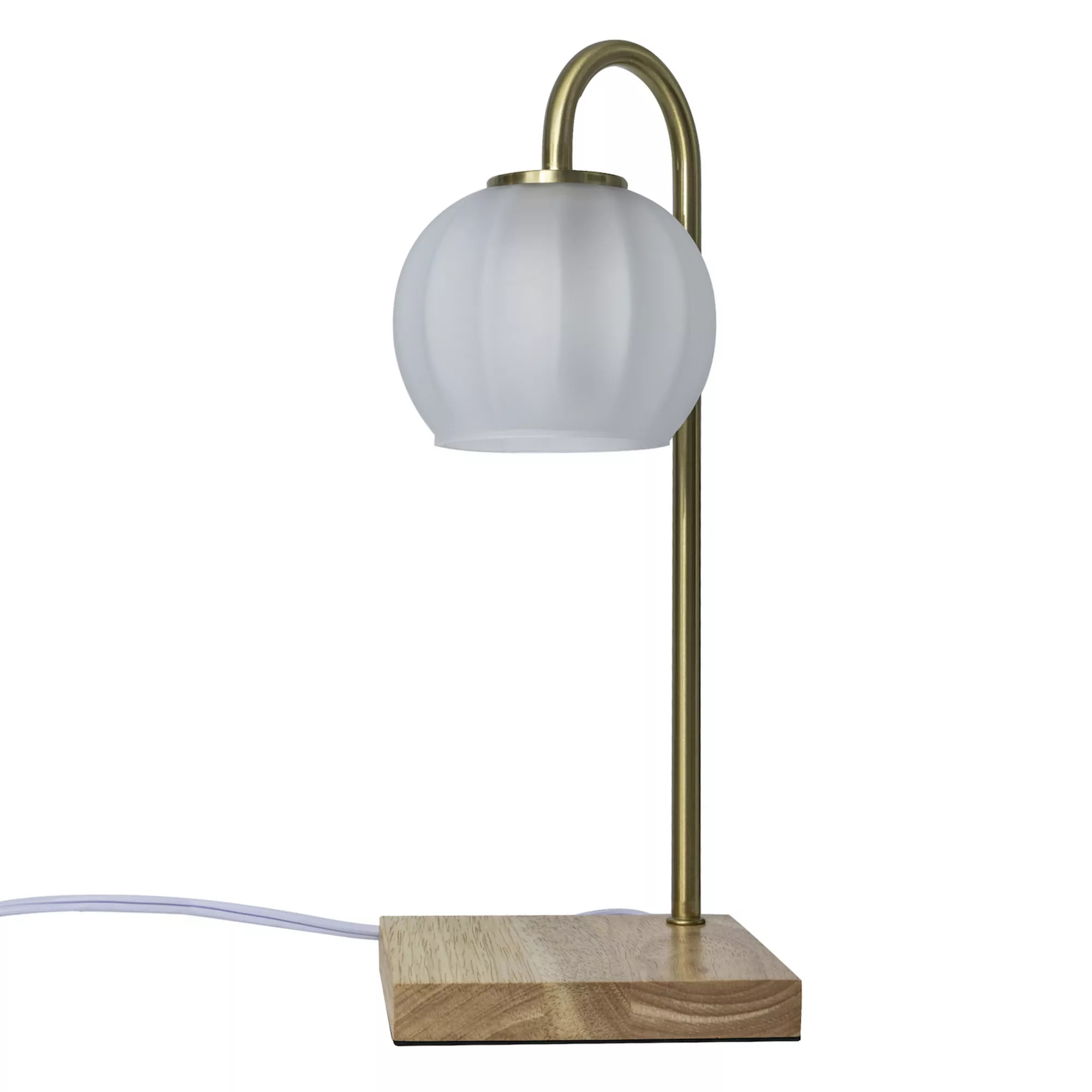 Belle Maison Frosted Glass Shade Candle Warmer Table Lamp | Kohl's