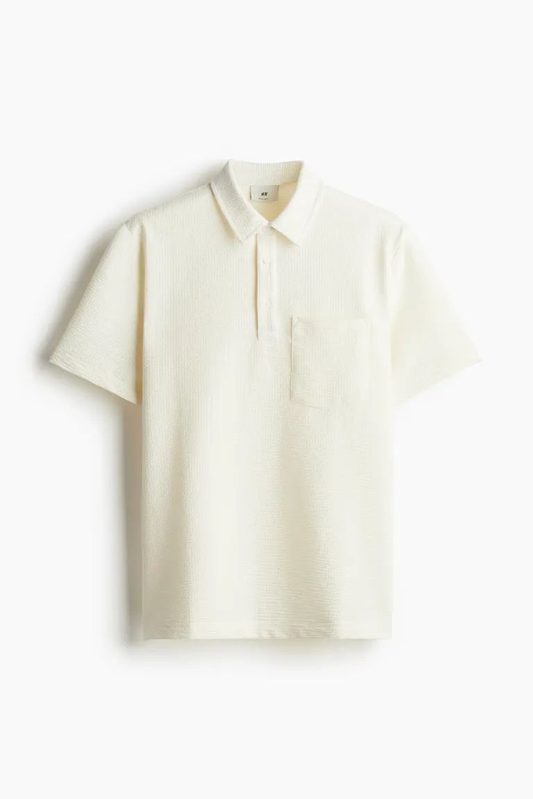 Regular Fit Waffled Polo Shirt | H&M (US + CA)