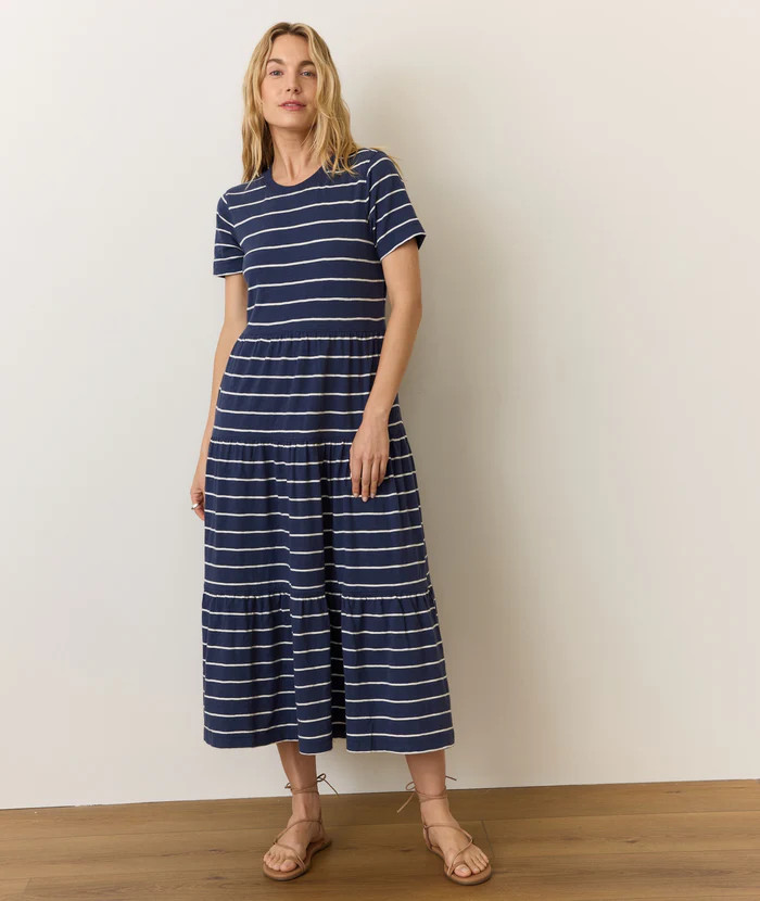 Sadie Vintage Slub Midi Dress | Marine Layer