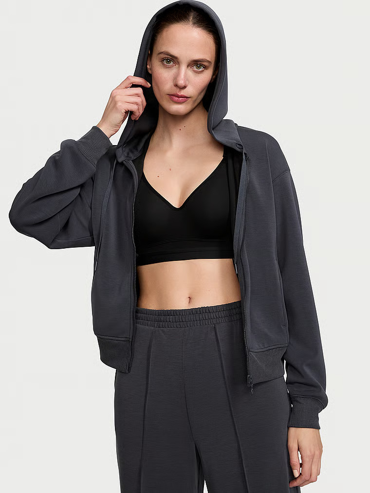 Featherweight Knit Full-Zip Hoodie | Victoria's Secret (US / CA )